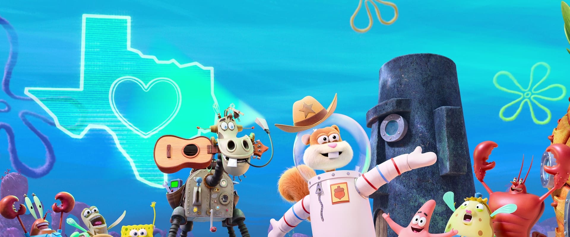 دانلود انیمیشن Saving Bikini Bottom: The Sandy Cheeks Movie 2024 (نجات بیکینی باتم: فیلم سندی چیکس 2024) بدون سانسور با زیرنویس فارسی