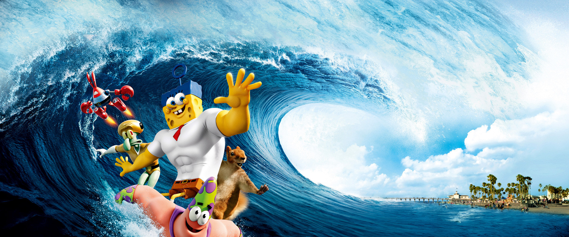 دانلود انیمیشن The SpongeBob Movie: Sponge Out of Water 2015 (باب اسفنجی بیرون از آب 2015) بدون سانسور با زیرنویس فارسی