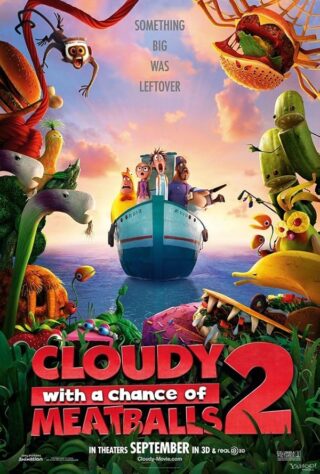 دانلود انیمیشن Cloudy with a Chance of Meatballs 2 2013 (ابری با احتمال بارش کوفته‌قلقلی ۲ 2013) بدون سانسور با زیرنویس فارسی
